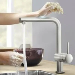 Смеситель для кухни GROHE Minta Touch сенсорный с вытяжным изливом, суперсталь (31360DC1) Смеситель для кухни GROHE Minta Touch сенсорный с вытяжным изливом, суперсталь (31360DC1)
