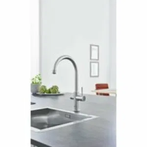 Смеситель для кухонной мойки GROHE Blue Home с системой фильтрации, охлаждения и газирования воды, суперсталь (31455DC0) Смеситель для кухонной мойки GROHE Blue Home с системой фильтрации, охлаждения и газирования воды, суперсталь (31455DC0)