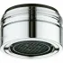 Аэратор GROHE 7.5 - 9.0 л/мин с резьбой M 24, хром (36133000) Аэратор GROHE 7.5 - 9.0 л/мин с резьбой M 24, хром (36133000)