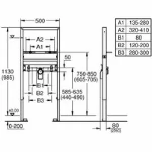 Система инсталляции для раковины GROHE Rapid SL (39052000) Система инсталляции для раковины GROHE Rapid SL (39052000)