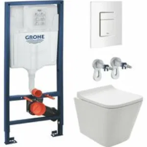 Комплект инсталляции GROHE 38772SH0 с унитазом Aquatek МИЯ и сиденьем с микролифтом (NW0160/S) Комплект инсталляции GROHE 38772SH0 с унитазом Aquatek МИЯ и сиденьем с микролифтом (NW0160/S)