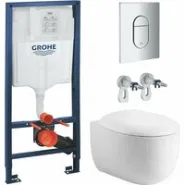 Комплект инсталляции GROHE NW0145/S с унитазом Aquatek АЛЬТАИР и сиденьем с микролифтом (NW0164/S)