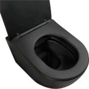 Унитаз Aquatek ВЕГА подвесной с сиденьем с микролифтом, матовый черный AQ1905-MB Унитаз Aquatek ВЕГА подвесной с сиденьем с микролифтом, матовый черный AQ1905-MB