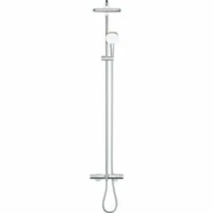 Душевая система GROHE Tempesta System 250 Cube с термостатом для ванны, хром (26691001) Душевая система GROHE Tempesta System 250 Cube с термостатом для ванны, хром (26691001)