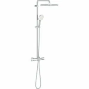 Душевая система GROHE Tempesta System 250 Cube с термостатом для ванны, хром (26975001) Душевая система GROHE Tempesta System 250 Cube с термостатом для ванны, хром (26975001)