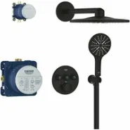 Душевая система GROHE Grohtherm SmartControl с термостатом для душа, черный (34863KF0)