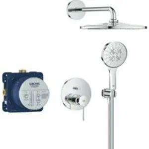 Душевая система GROHE Essence со смесителем для душа, хром (25287000) Душевая система GROHE Essence со смесителем для душа, хром (25287000)