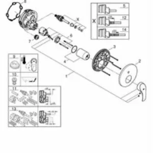 Душевая система GROHE Eurosmart со смесителем для душа, хром (25288000) Душевая система GROHE Eurosmart со смесителем для душа, хром (25288000)
