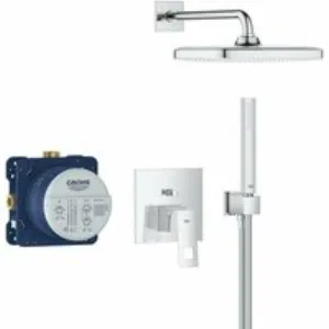 Душевая система GROHE Eurocube со смесителем для душа, хром (25289000) Душевая система GROHE Eurocube со смесителем для душа, хром (25289000)