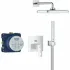 Душевая система GROHE Eurocube со смесителем для душа, хром (25289000) Душевая система GROHE Eurocube со смесителем для душа, хром (25289000)