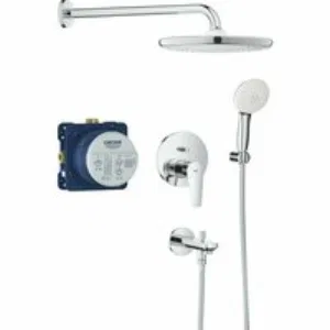Душевая система GROHE BauEdge со смесителем для ванны, хром (25291000) Душевая система GROHE BauEdge со смесителем для ванны, хром (25291000)