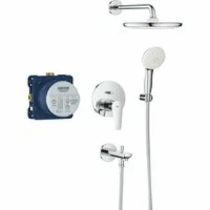 Душевая система GROHE BauEdge со смесителем для ванны, хром (25291000) Душевая система GROHE BauEdge со смесителем для ванны, хром (25291000)