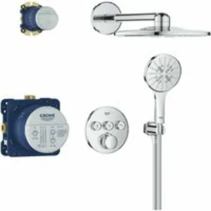 Душевая система GROHE Grohtherm SmartControl с термостатом для душа, хром (34863000) Душевая система GROHE Grohtherm SmartControl с термостатом для душа, хром (34863000)