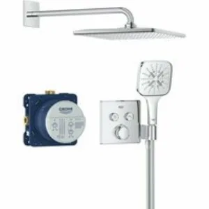 Душевая система GROHE Grohtherm SmartControl с термостатом для душа, хром (34865000) Душевая система GROHE Grohtherm SmartControl с термостатом для душа, хром (34865000)