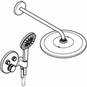 Душевая система GROHE Grohtherm SmartControl с термостатом для душа, хром (34866000) Душевая система GROHE Grohtherm SmartControl с термостатом для душа, хром (34866000)
