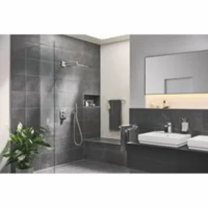 Душевая система GROHE Grontherm Cube с термостатом для душа, хром (34868000) Душевая система GROHE Grontherm Cube с термостатом для душа, хром (34868000)