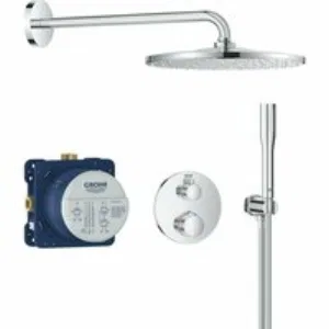 Душевая система GROHE Grontherm с термостатом для душа, хром (34869000) Душевая система GROHE Grontherm с термостатом для душа, хром (34869000)