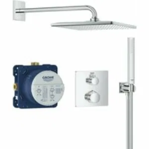 Душевая система GROHE Grontherm с термостатом для душа, хром (34870000) Душевая система GROHE Grontherm с термостатом для душа, хром (34870000)