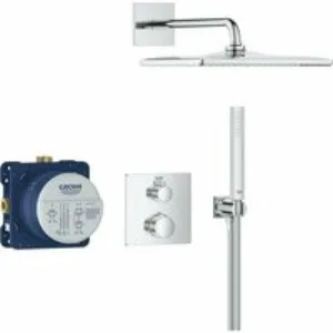 Душевая система GROHE Grontherm с термостатом для душа, хром (34870000) Душевая система GROHE Grontherm с термостатом для душа, хром (34870000)