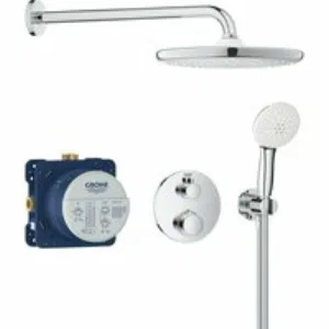 Душевая система GROHE Grontherm с термостатом для душа, хром (34872000) Душевая система GROHE Grontherm с термостатом для душа, хром (34872000)