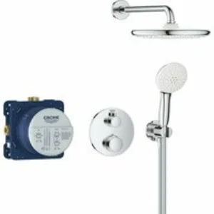 Душевая система GROHE Grontherm с термостатом для душа, хром (34872000) Душевая система GROHE Grontherm с термостатом для душа, хром (34872000)