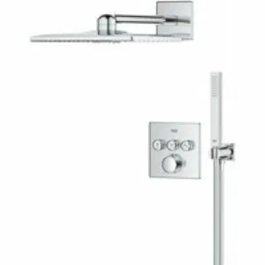 Душевая система GROHE SmartControl с термостатом для душа, хром (34873000) Душевая система GROHE SmartControl с термостатом для душа, хром (34873000)