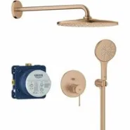 Душевая система GROHE Essence со смесителем для душа, теплый закат матовый (25287DL0)