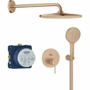Душевая система GROHE Essence со смесителем для душа, теплый закат матовый (25287DL0) Душевая система GROHE Essence со смесителем для душа, теплый закат матовый (25287DL0)