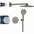 Душевая система GROHE Grohtherm SmartControl с термостатом для душа, темный графит матовый (34863AL0) Душевая система GROHE Grohtherm SmartControl с термостатом для душа, темный графит матовый (34863AL0)