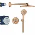 Душевая система GROHE Grohtherm SmartControl с термостатом для душа, теплый закат глянец (34863DA0) Душевая система GROHE Grohtherm SmartControl с термостатом для душа, теплый закат глянец (34863DA0)