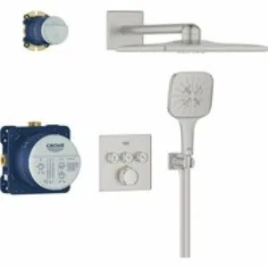Душевая система GROHE Grohtherm SmartControl с термостатом для душа, суперсталь (34864DC0) Душевая система GROHE Grohtherm SmartControl с термостатом для душа, суперсталь (34864DC0)