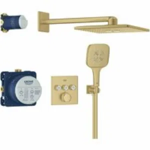 Душевая система GROHE Grohtherm SmartControl с термостатом для душа, холодный рассвет матовый (34864GN0) Душевая система GROHE Grohtherm SmartControl с термостатом для душа, холодный рассвет матовый (34864GN0)