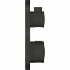 Внешняя часть термостата для душа GROHE Grohtherm на 2 потребителя, круглая, матовый черный (1022082430) Внешняя часть термостата для душа GROHE Grohtherm на 2 потребителя, круглая, матовый черный (1022082430)