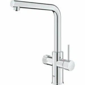 Смеситель для кухонной мойки GROHE Blue Pure Minta с функцией фильтрации, без фильтра в комплекте, хром (30600000) Смеситель для кухонной мойки GROHE Blue Pure Minta с функцией фильтрации, без фильтра в комплекте, хром (30600000)