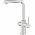 Смеситель для кухонной мойки GROHE Blue Pure Minta c вытяжным изливом, функцией фильтрации, без фильтра в комплекте, суперсталь (30601DC0) Смеситель для кухонной мойки GROHE Blue Pure Minta c вытяжным изливом, функцией фильтрации, без фильтра в комплекте, суперсталь (30601DC0)