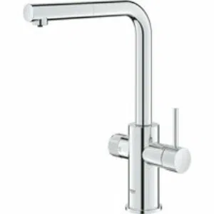 Смеситель для кухонной мойки GROHE Blue Pure Minta c вытяжным изливом, функцией фильтрации, без фильтра в комплекте, хром (30601000) Смеситель для кухонной мойки GROHE Blue Pure Minta c вытяжным изливом, функцией фильтрации, без фильтра в комплекте, хром (30601000)