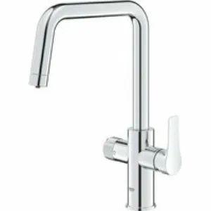Смеситель для кухонной мойки GROHE Blue Pure Start с функцией фильтрации, без фильтра в комплекте, хром (30595000) Смеситель для кухонной мойки GROHE Blue Pure Start с функцией фильтрации, без фильтра в комплекте, хром (30595000)