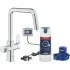 Смеситель для кухонной мойки GROHE Blue Pure Start с функцией фильтрации, с фильтром Ultrasafe в комплекте, хром (30594000) Смеситель для кухонной мойки GROHE Blue Pure Start с функцией фильтрации, с фильтром Ultrasafe в комплекте, хром (30594000)