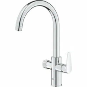 Смеситель для кухонной мойки GROHE Blue Pure StartCurve с функцией фильтрации, без фильтра в комплекте, хром (30592000) Смеситель для кухонной мойки GROHE Blue Pure StartCurve с функцией фильтрации, без фильтра в комплекте, хром (30592000)