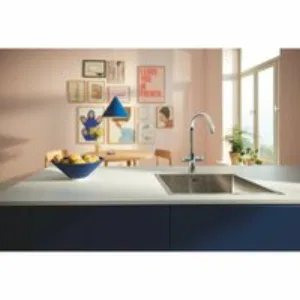 Смеситель для кухонной мойки GROHE Blue Pure StartCurve с функцией фильтрации, с угольным фильтром в комплекте, хром (30593000) Смеситель для кухонной мойки GROHE Blue Pure StartCurve с функцией фильтрации, с угольным фильтром в комплекте, хром (30593000)