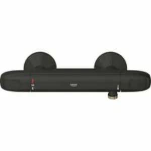Термостат для душа GROHE Grohtherm 1000 внешнего монтажа, матовый черный (348142433) Термостат для душа GROHE Grohtherm 1000 внешнего монтажа, матовый черный (348142433)