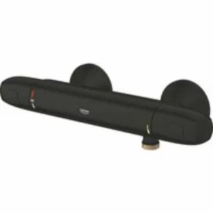 Термостат для душа GROHE Grohtherm 1000 внешнего монтажа, матовый черный (348142433) Термостат для душа GROHE Grohtherm 1000 внешнего монтажа, матовый черный (348142433)