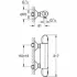 Термостат для душа GROHE Grohtherm 1000 внешнего монтажа, матовый черный (348142433) Термостат для душа GROHE Grohtherm 1000 внешнего монтажа, матовый черный (348142433)
