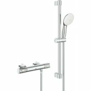 Термостат для душа GROHE Grohtherm 1000 Performance с душевым гарнитуром, хром (34834001) Термостат для душа GROHE Grohtherm 1000 Performance с душевым гарнитуром, хром (34834001)