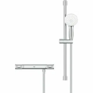 Термостат для душа GROHE Grohtherm 1000 Performance с душевым гарнитуром, хром (34836001) Термостат для душа GROHE Grohtherm 1000 Performance с душевым гарнитуром, хром (34836001)