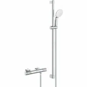 Термостат для душа GROHE Grohtherm 1000 Performance с душевым гарнитуром, хром (34835001) Термостат для душа GROHE Grohtherm 1000 Performance с душевым гарнитуром, хром (34835001)