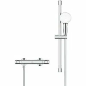 Термостат для душа GROHE Grohtherm 500 с душевым гарнитуром, хром (34796001) Термостат для душа GROHE Grohtherm 500 с душевым гарнитуром, хром (34796001)