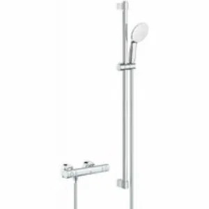 Термостат для душа GROHE Grohtherm 800 Cosmopolitan с душевым гарнитуром, хром (34769001) Термостат для душа GROHE Grohtherm 800 Cosmopolitan с душевым гарнитуром, хром (34769001)