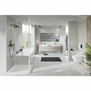 Держатель для туалетной бумаги GROHE Essentials с крышкой, матовый черный (1024652430) Держатель для туалетной бумаги GROHE Essentials с крышкой, матовый черный (1024652430)