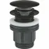 Донный клапан для раковины GROHE Push-Open, матовый черный (1024642430) Донный клапан для раковины GROHE Push-Open, матовый черный (1024642430)
